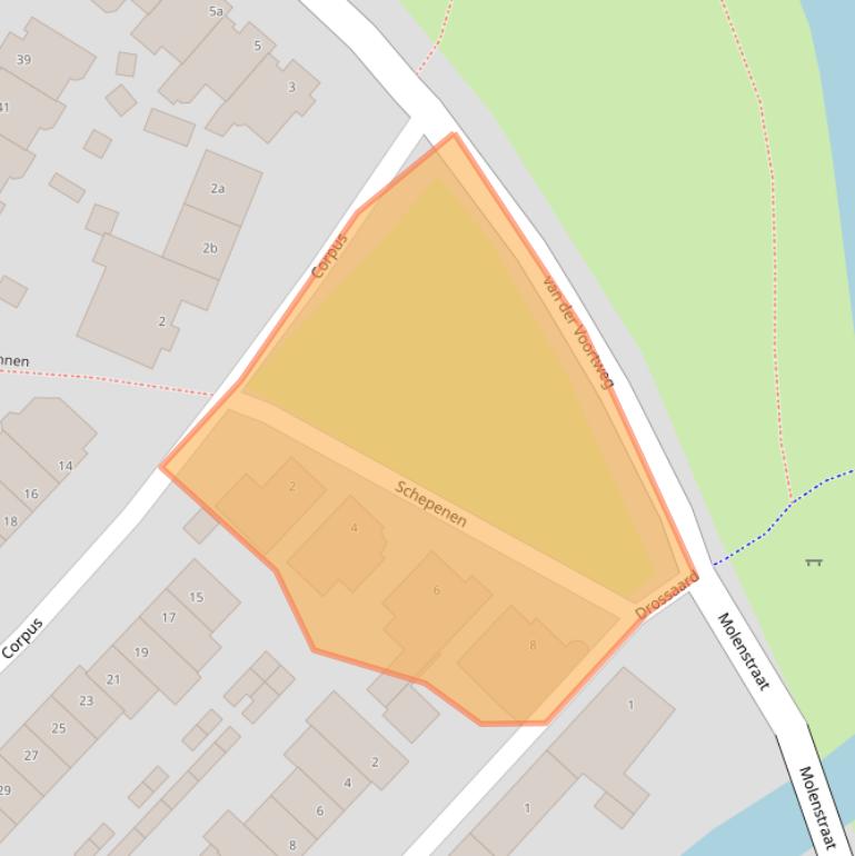 Kaart van postcodegebied 5282MN.