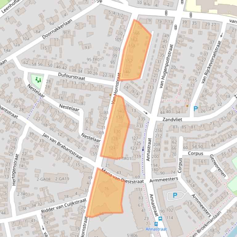 Kaart van postcodegebied 5282ND.