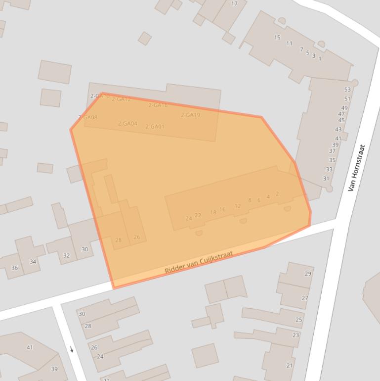 Kaart van postcodegebied 5282NM.