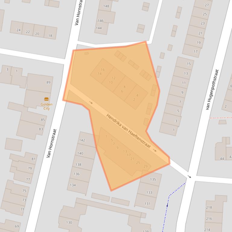 Kaart van postcodegebied 5282PB.