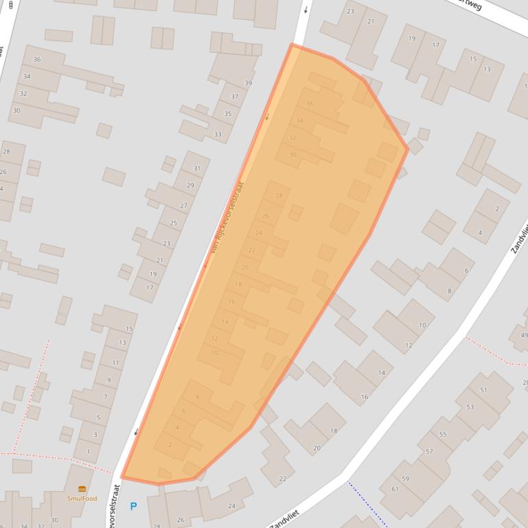 Kaart van postcodegebied 5282PH.