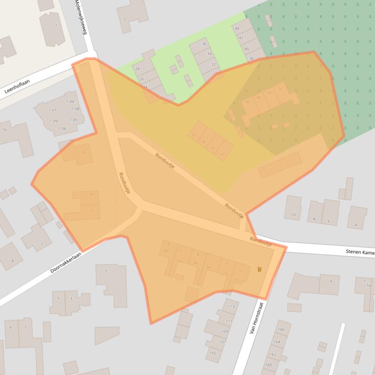 Kaart van postcodegebied 5282PX.