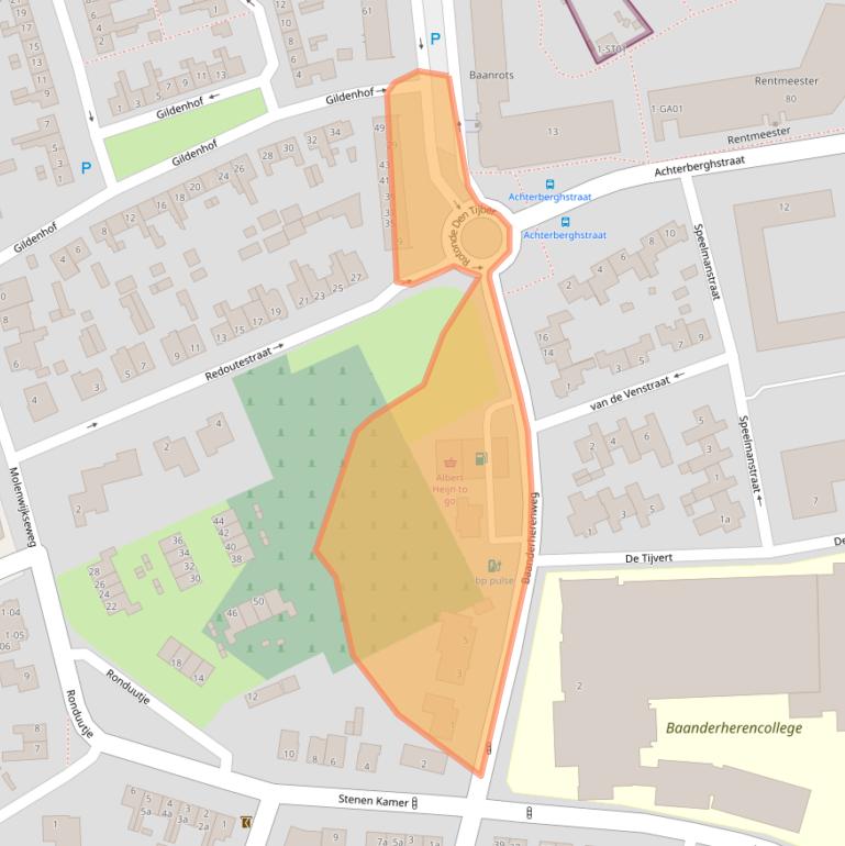 Kaart van postcodegebied 5282RC.