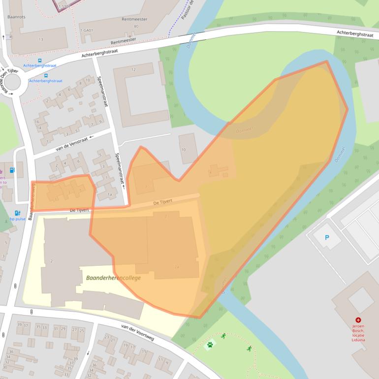 Kaart van postcodegebied 5282RL.