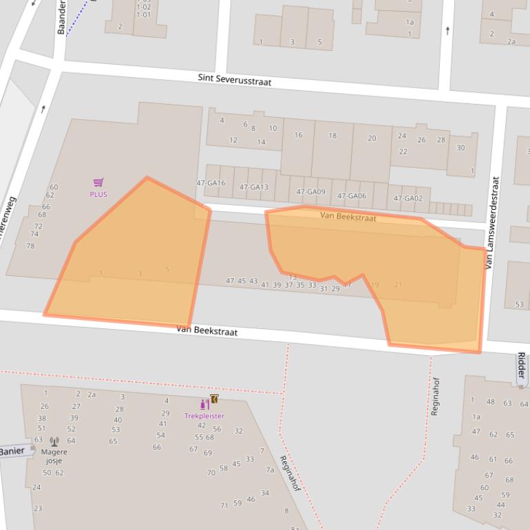 Kaart van postcodegebied 5282RV.