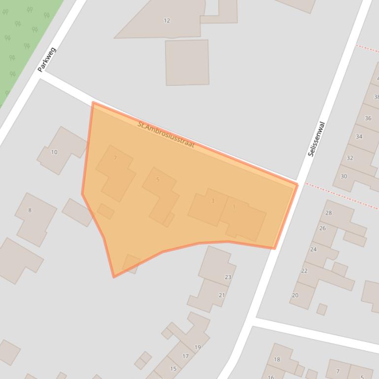 Kaart van postcodegebied 5282SL.