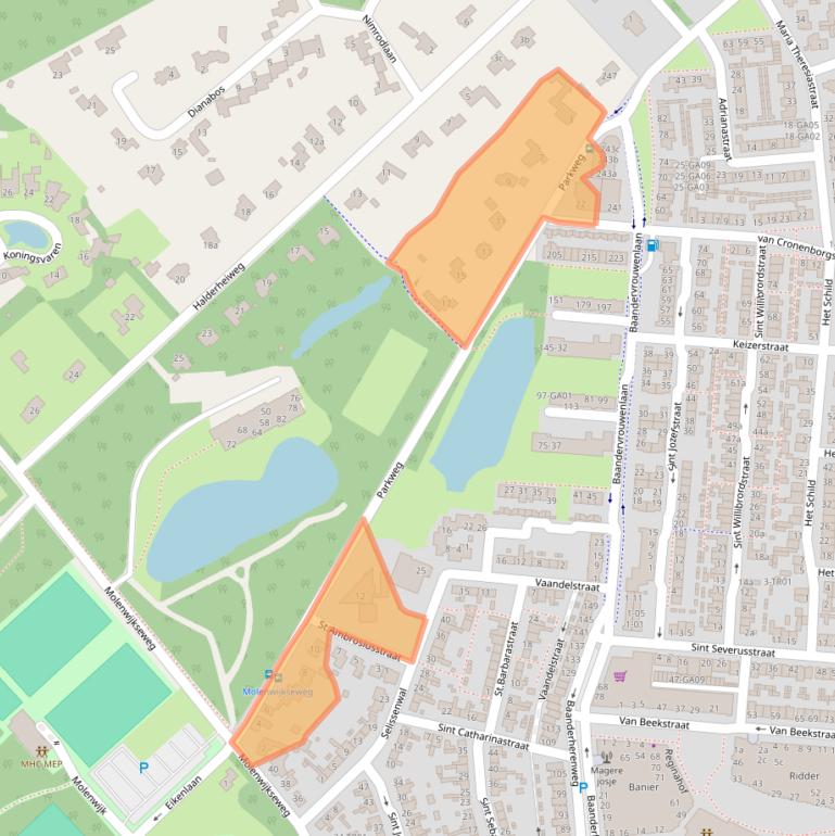 Kaart van postcodegebied 5282SM.