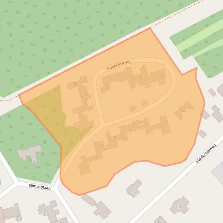 Kaart van postcodegebied 5282SW.