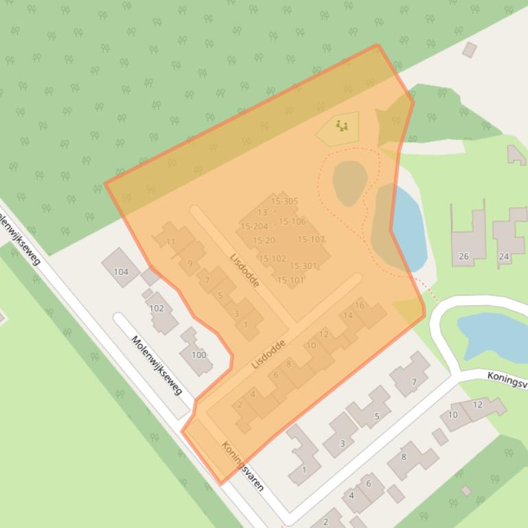 Kaart van postcodegebied 5282SX.