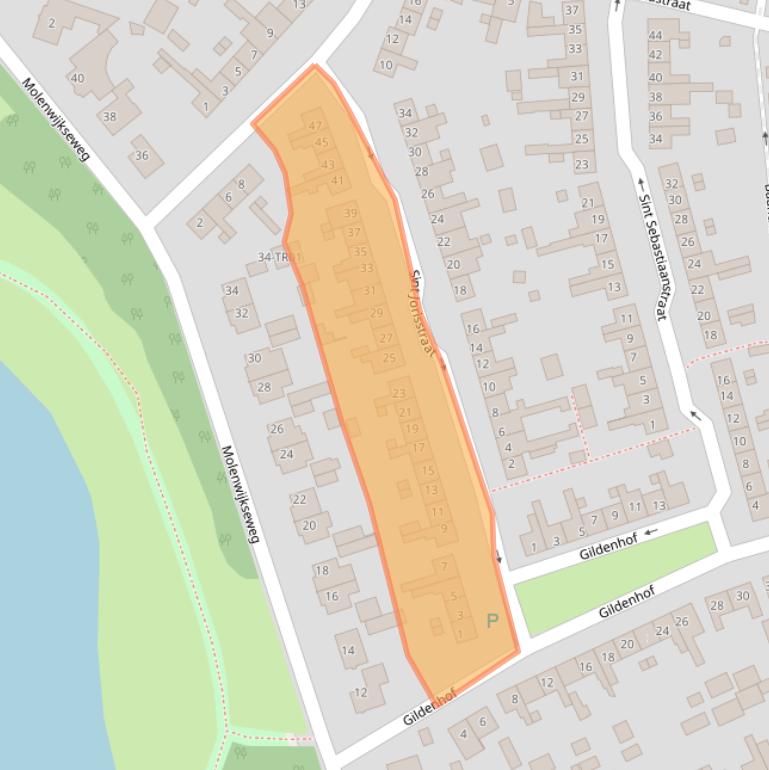 Kaart van postcodegebied 5282TA.