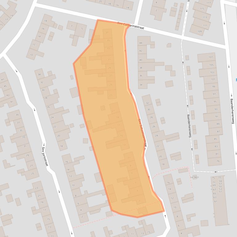 Kaart van postcodegebied 5282TC.