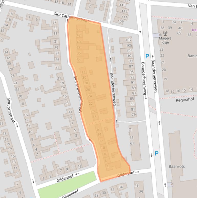 Kaart van postcodegebied 5282TD.