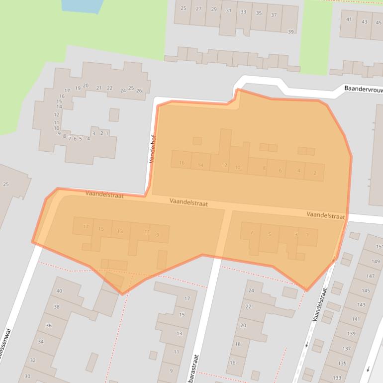 Kaart van postcodegebied 5282TH.