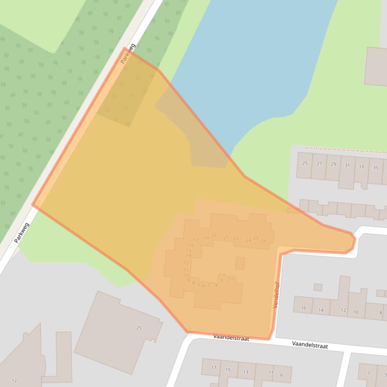 Kaart van postcodegebied 5282TV.