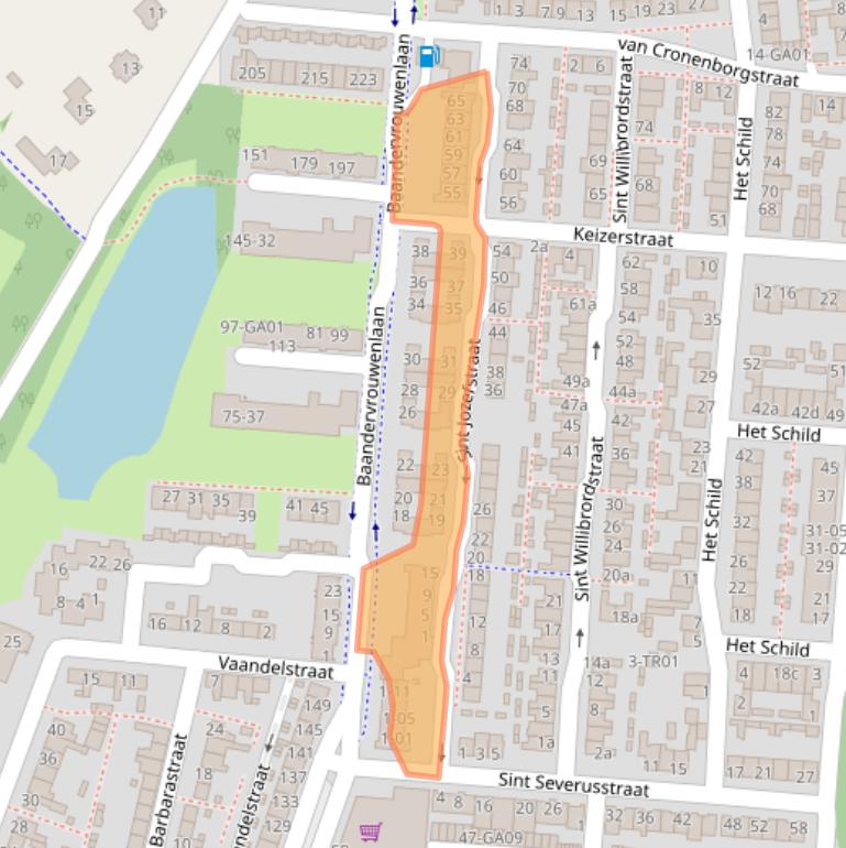 Kaart van postcodegebied 5282VA.