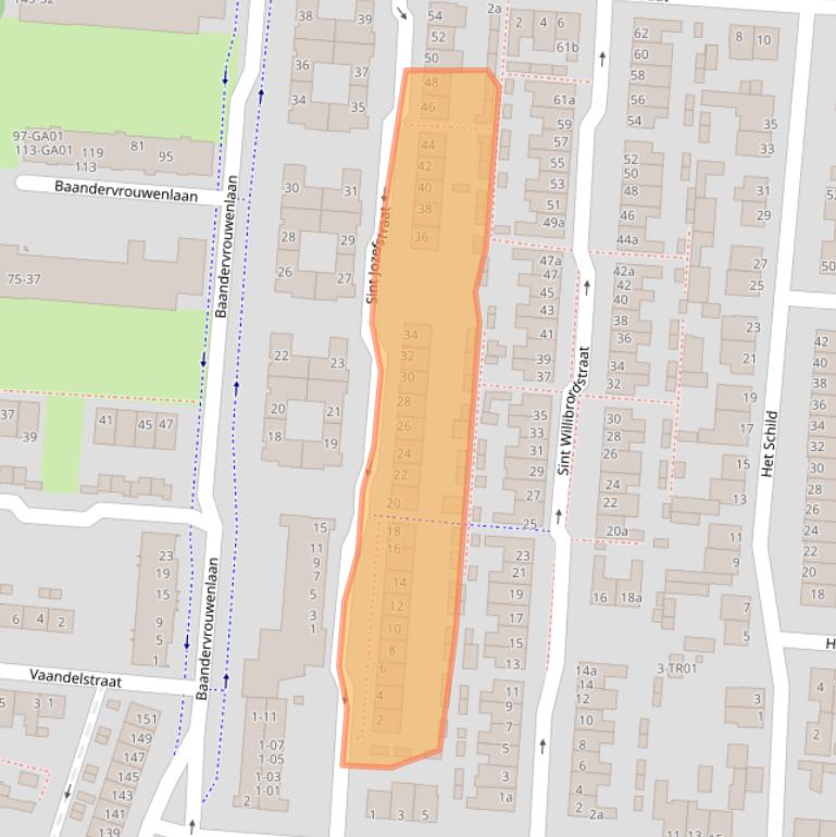 Kaart van postcodegebied 5282VB.