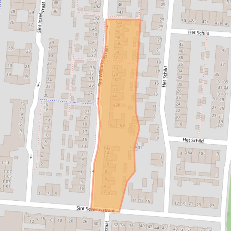 Kaart van postcodegebied 5282VG.