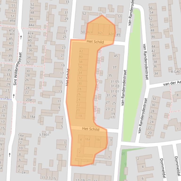 Kaart van postcodegebied 5282VK.