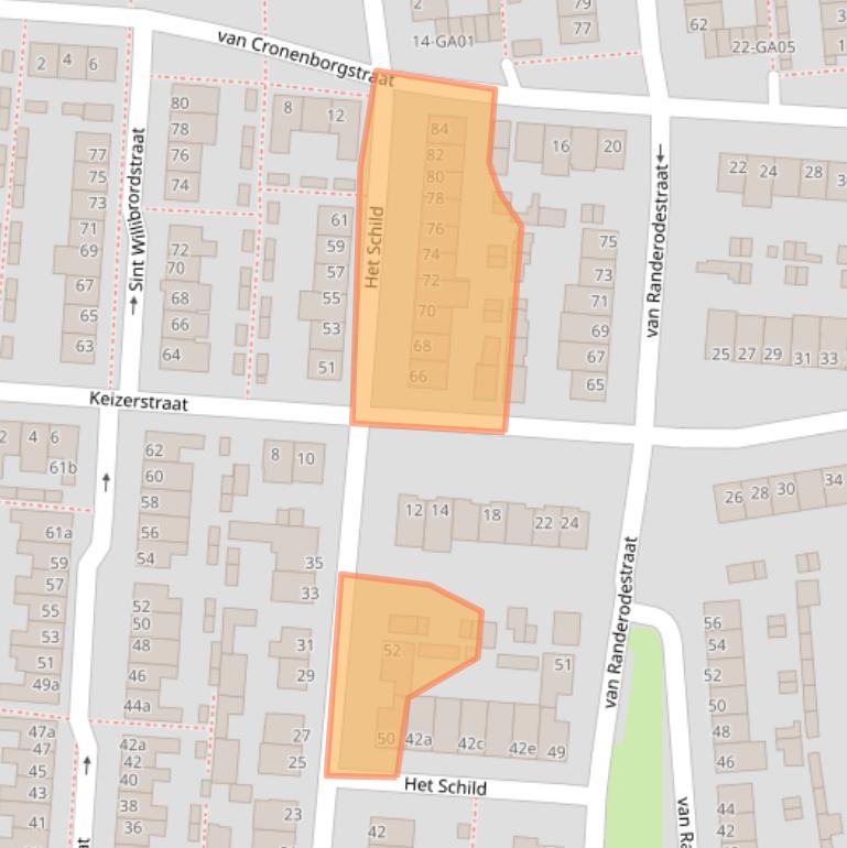 Kaart van postcodegebied 5282VL.
