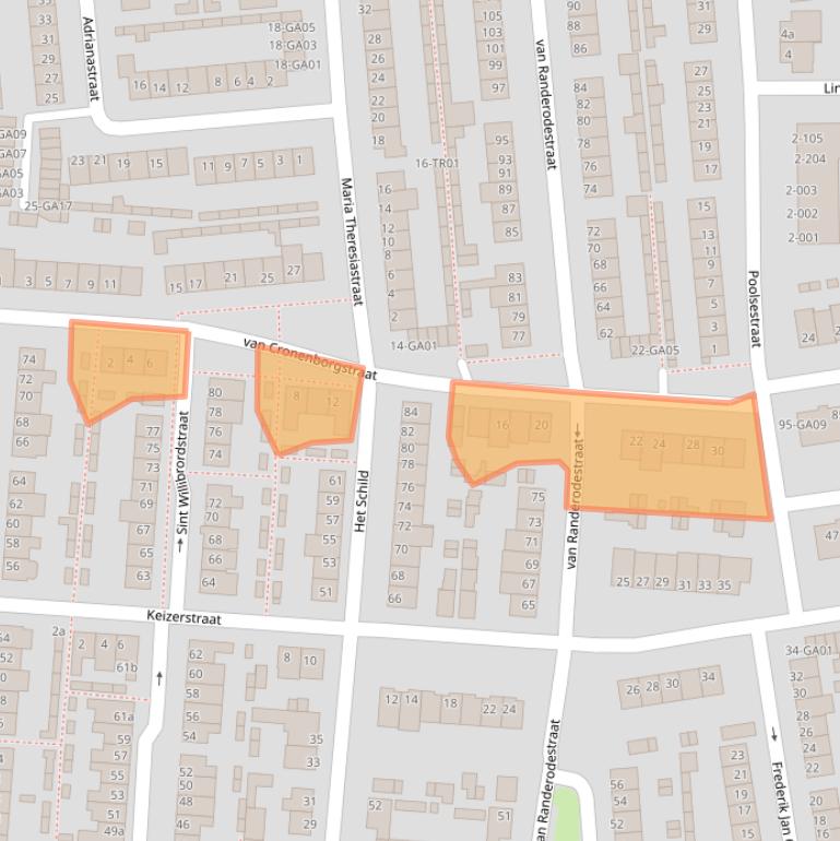 Kaart van postcodegebied 5282VN.