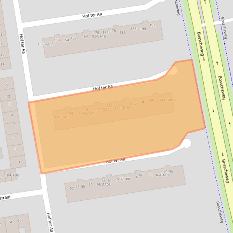 Kaart van postcodegebied 5282WJ.