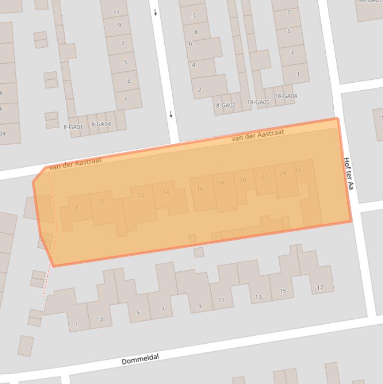 Kaart van postcodegebied 5282WL.