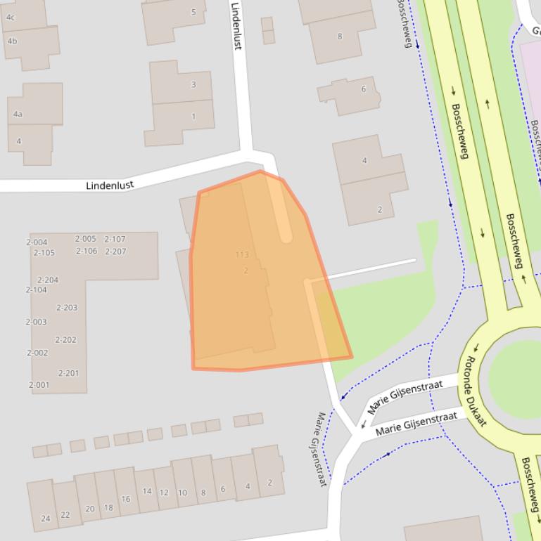 Kaart van postcodegebied 5282WM.