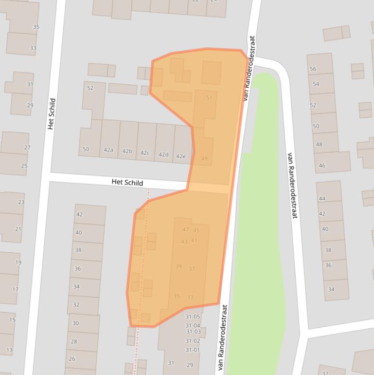 Kaart van postcodegebied 5282XH.