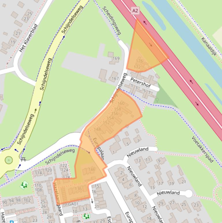 Kaart van postcodegebied 5283AH.