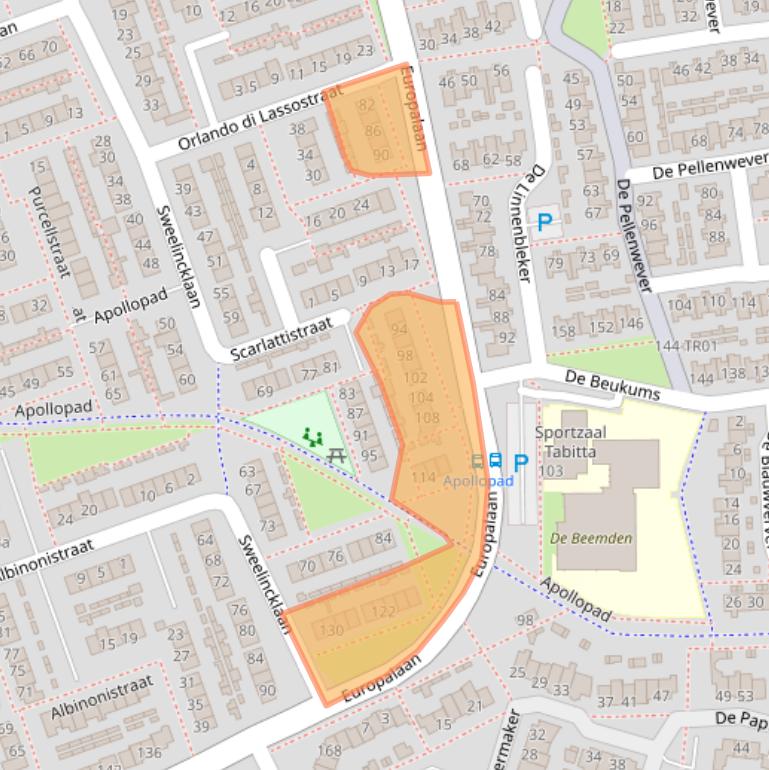 Kaart van postcodegebied 5283AR.