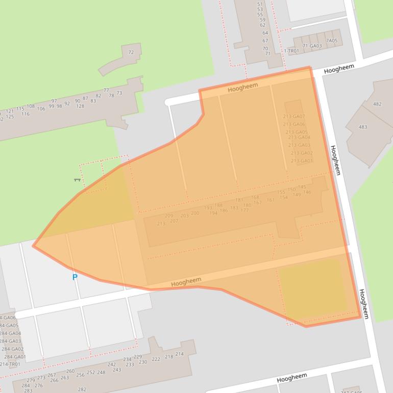 Kaart van postcodegebied 5283BC.