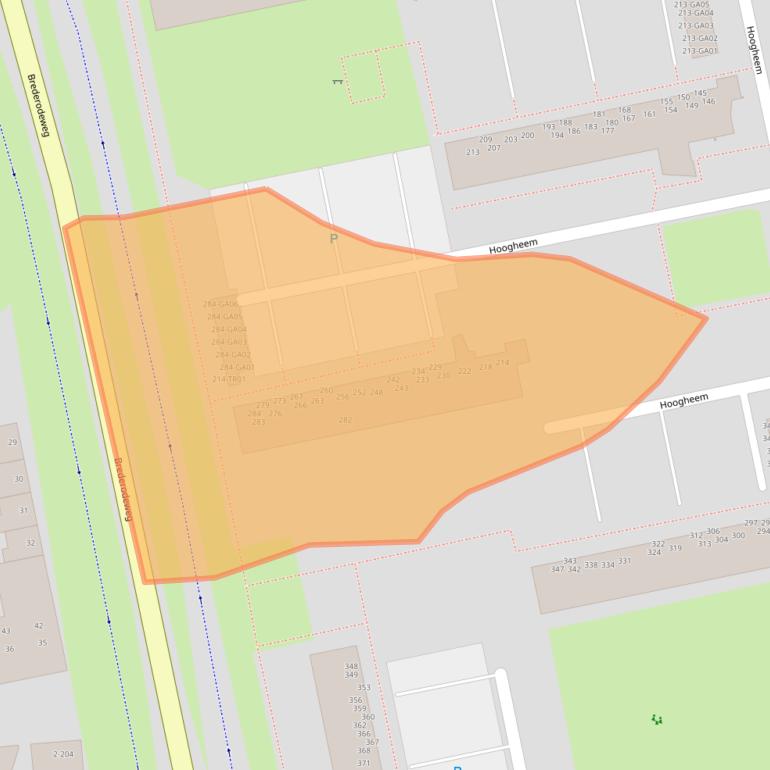 Kaart van postcodegebied 5283BD.