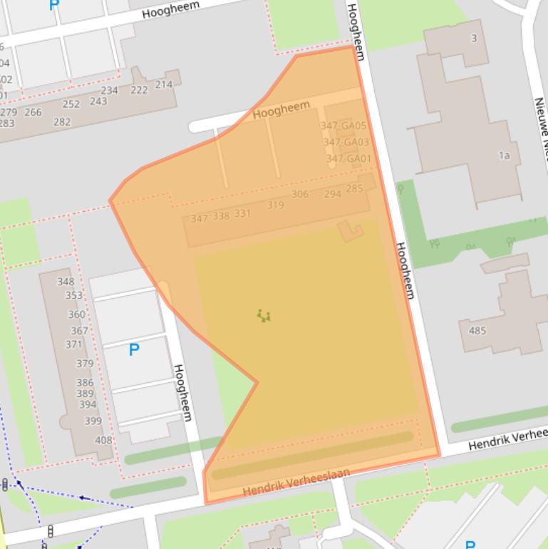 Kaart van postcodegebied 5283BE.