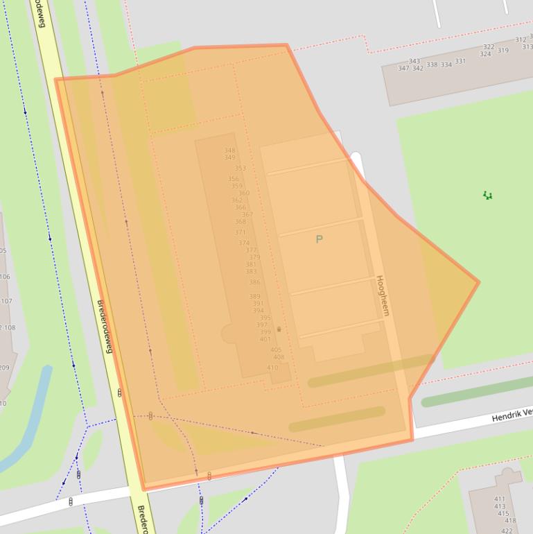 Kaart van postcodegebied 5283BG.