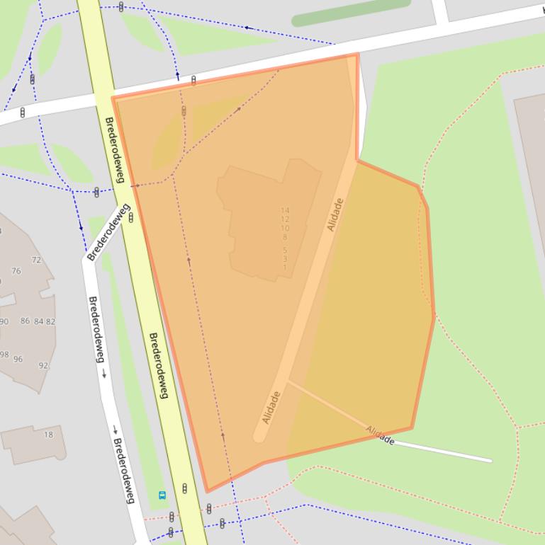 Kaart van postcodegebied 5283BP.