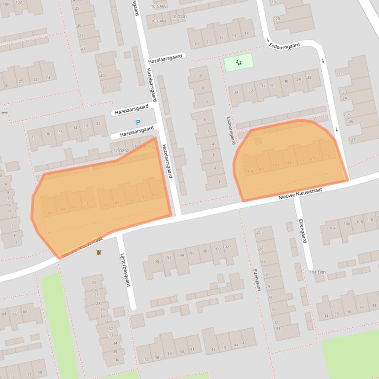 Kaart van postcodegebied 5283CC.