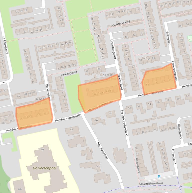 Kaart van postcodegebied 5283CR.