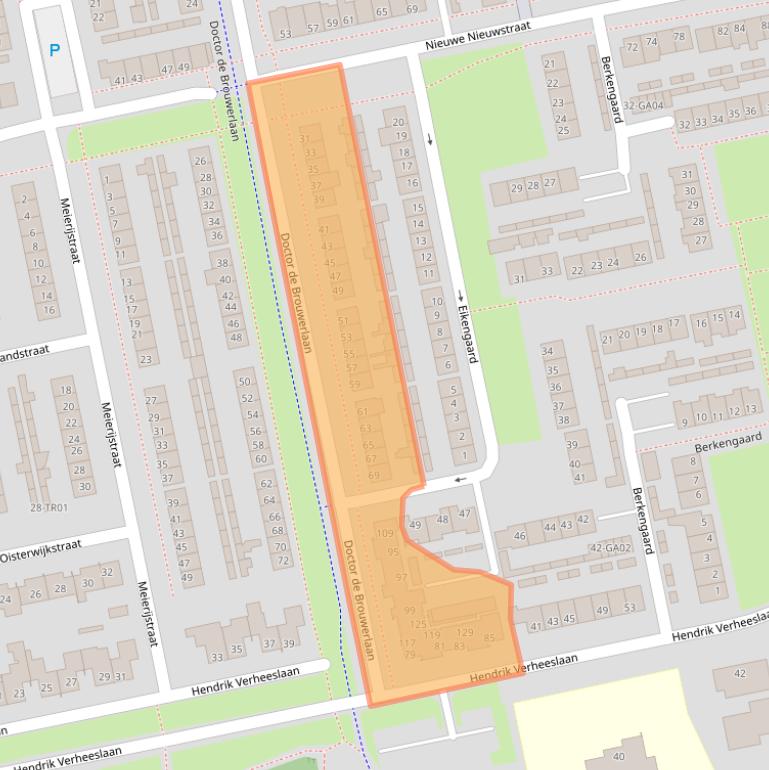 Kaart van postcodegebied 5283EB.