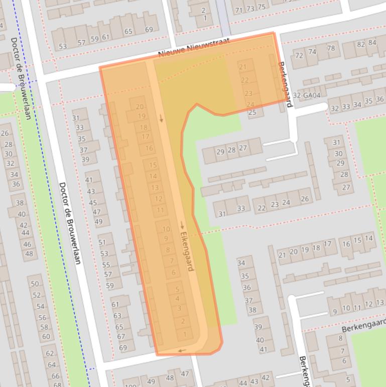 Kaart van postcodegebied 5283EH.