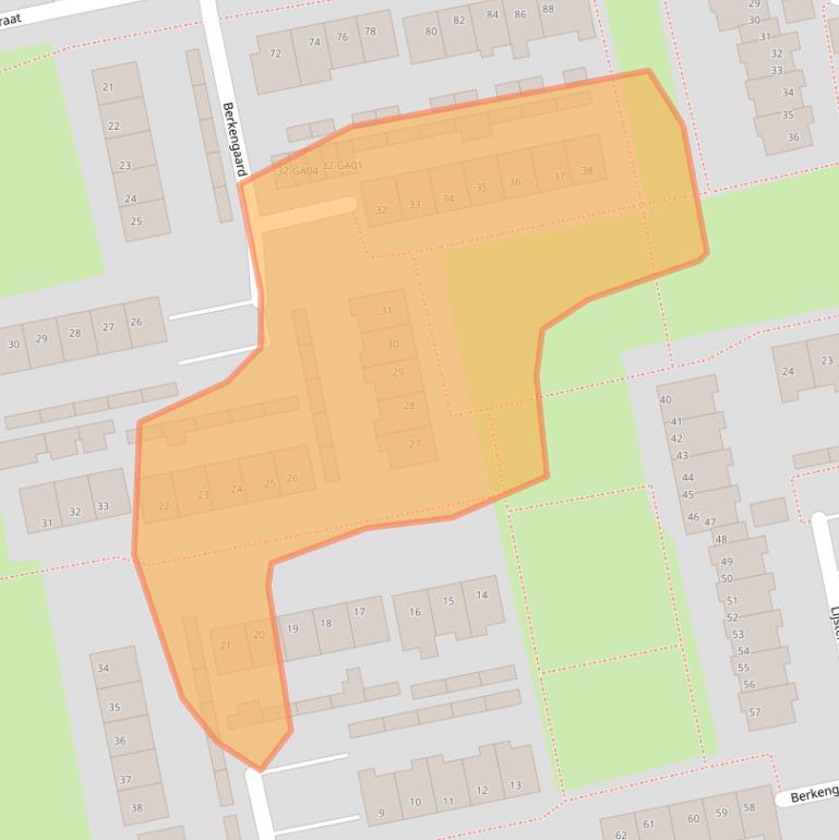 Kaart van postcodegebied 5283EN.