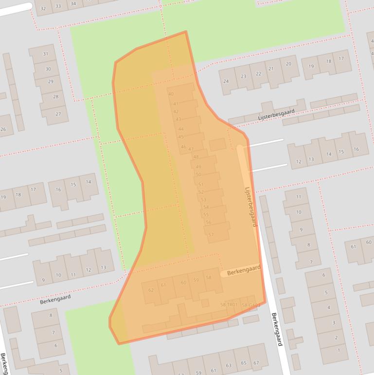 Kaart van postcodegebied 5283EP.