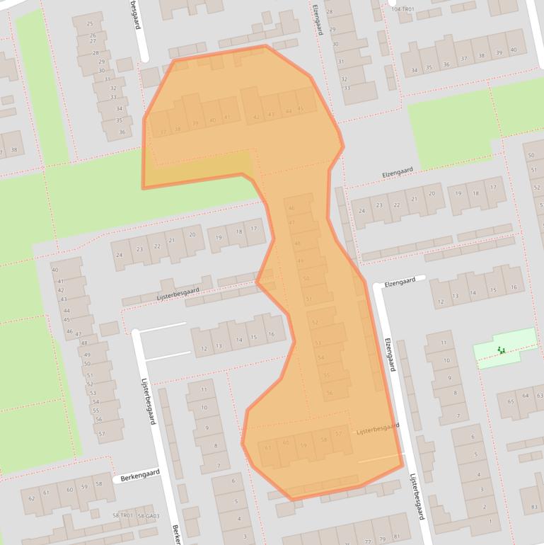 Kaart van postcodegebied 5283EZ.