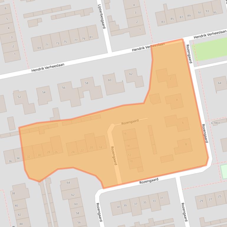 Kaart van postcodegebied 5283GG.