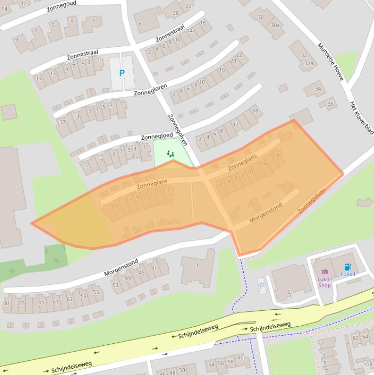 Kaart van postcodegebied 5283GK.