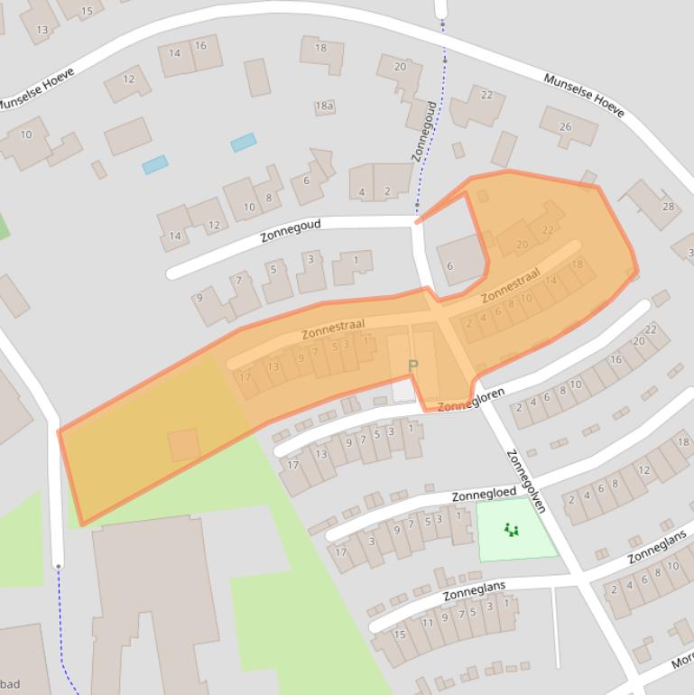 Kaart van postcodegebied 5283GN.