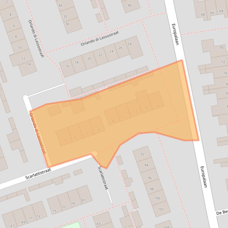 Kaart van postcodegebied 5283GV.