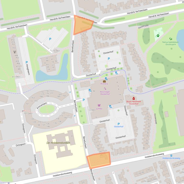 Kaart van postcodegebied 5283HC.