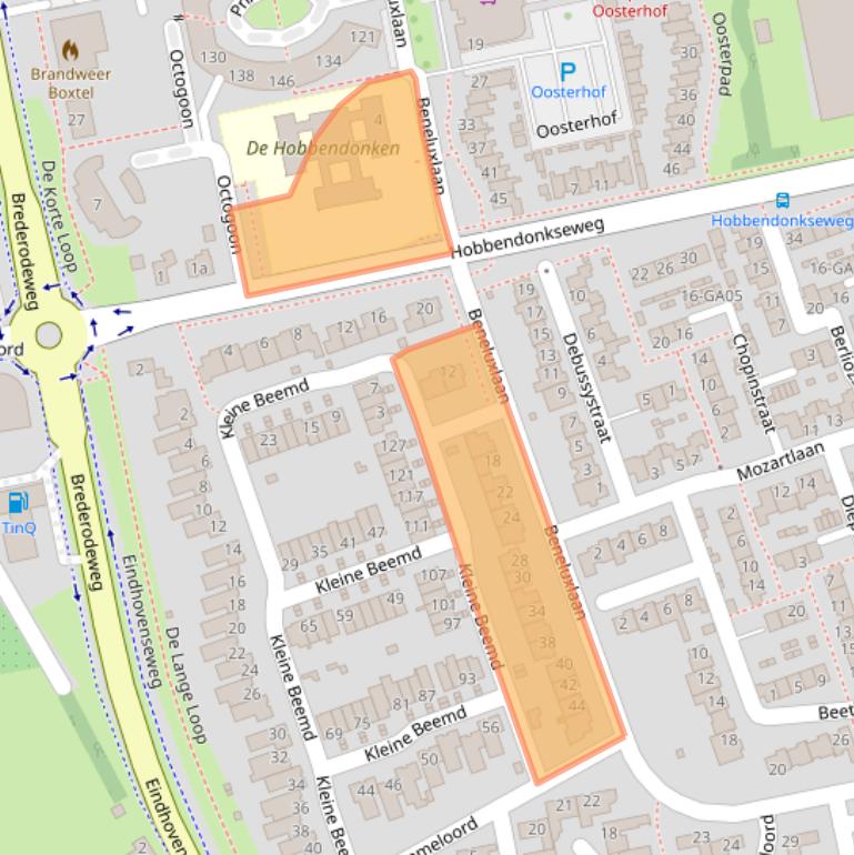 Kaart van postcodegebied 5283HD.