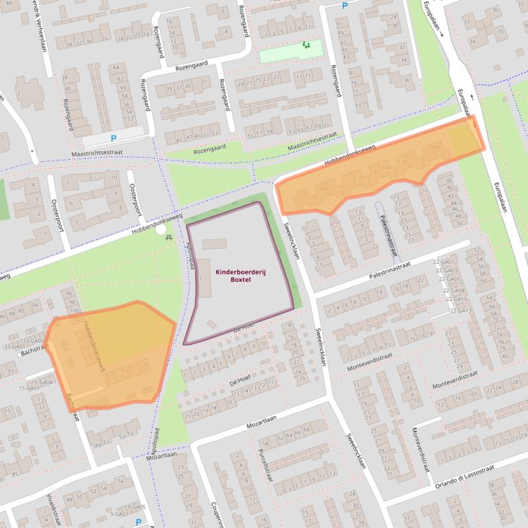 Kaart van postcodegebied 5283HM.