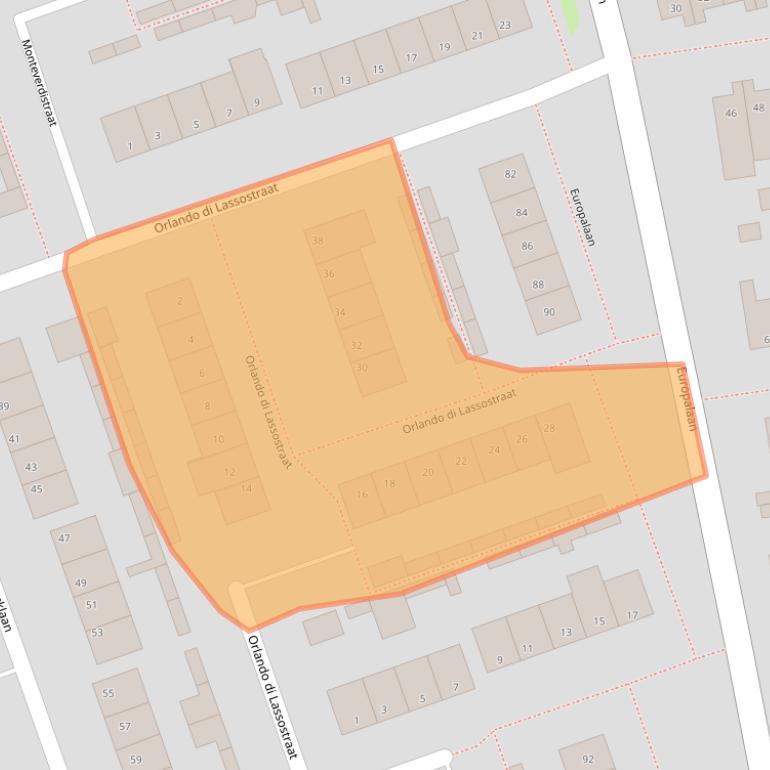 Kaart van postcodegebied 5283HZ.